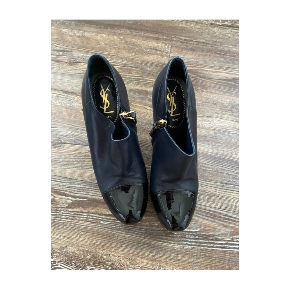 Yves Saint Laurent leather booties